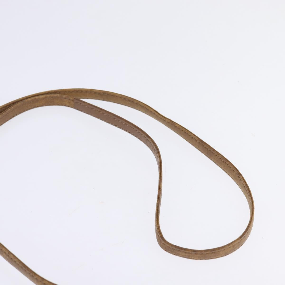 Christian Dior Honeycomb Canvas Shoulder Bag PVC Black Auth 148247