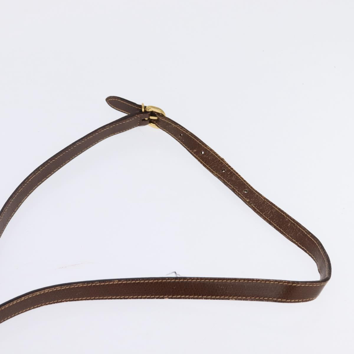 GUCCI GG Supreme Web Sherry Line Bag PVC Beige 001 754 6177 4021 Auth 148251