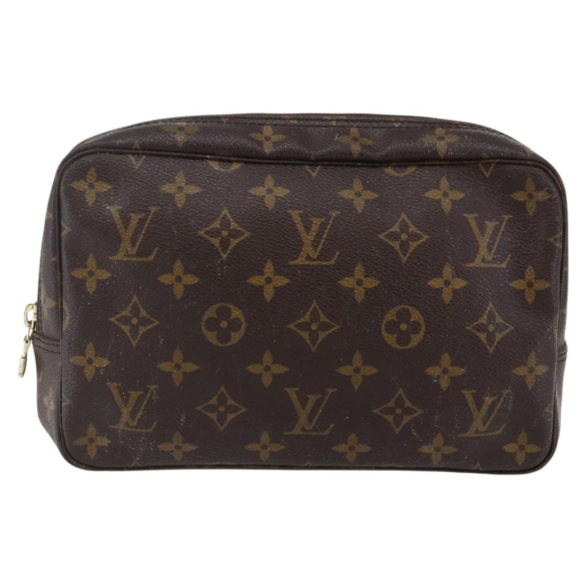 LOUIS VUITTON Monogram Trousse Toilette 23 Clutch Bag M47524 LV Auth 148256