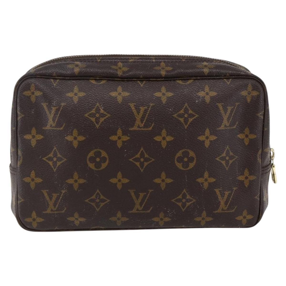 LOUIS VUITTON Monogram Trousse Toilette 23 Clutch Bag M47524 LV Auth 148256