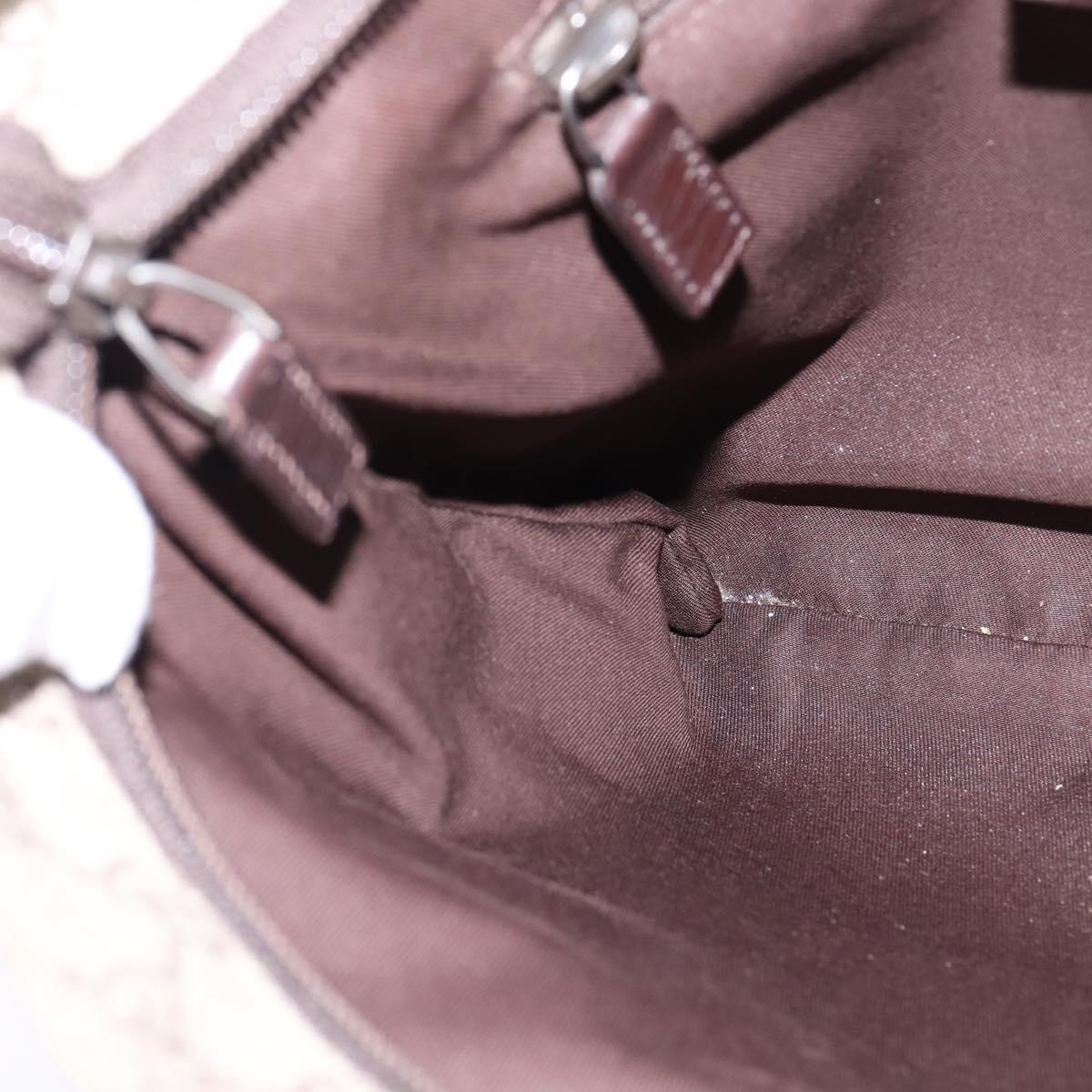 GUCCI GG Supreme Shoulder Bag PVC Beige 141626 Auth 148265