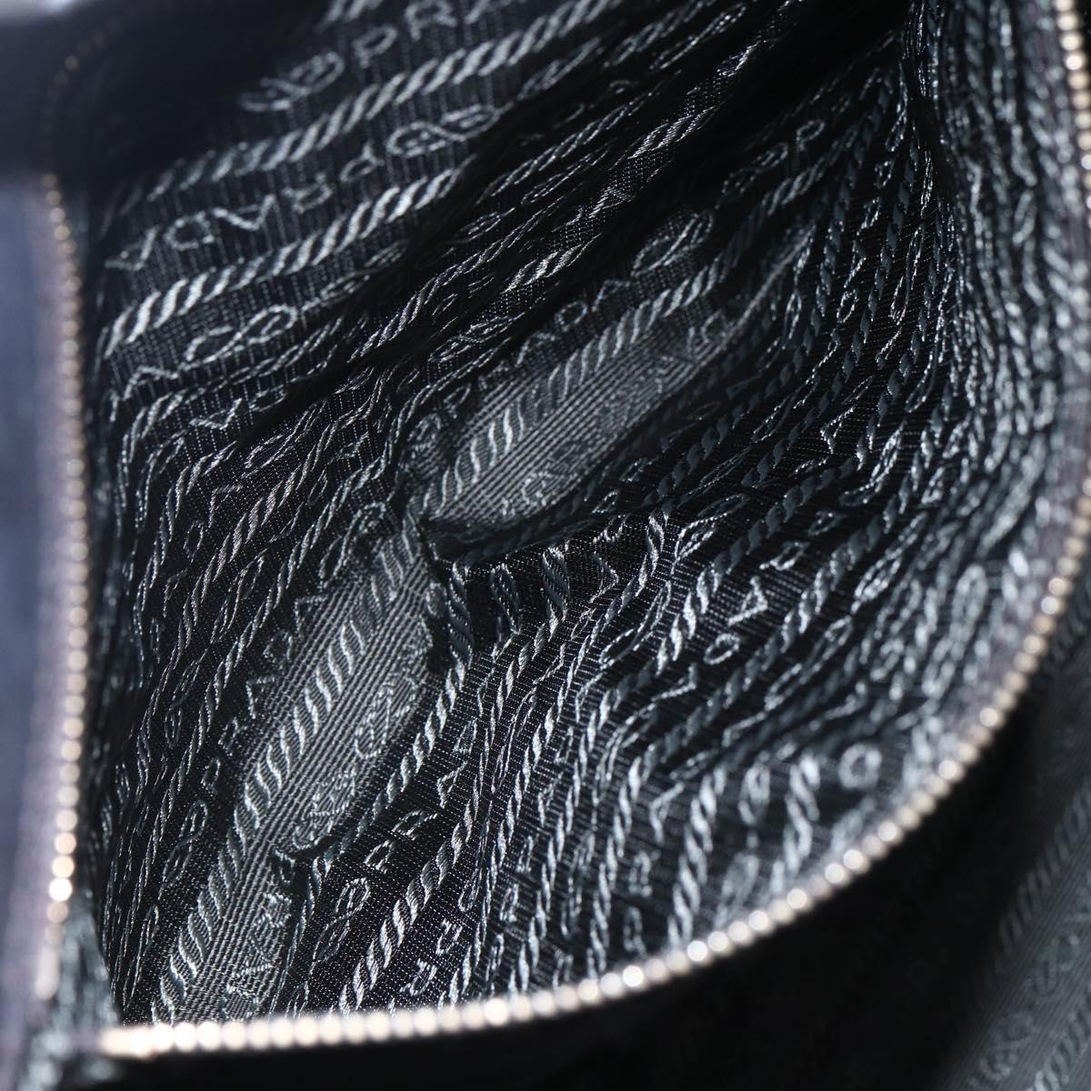 PRADA Tote Bag Nylon Khaki Gold Auth 148282