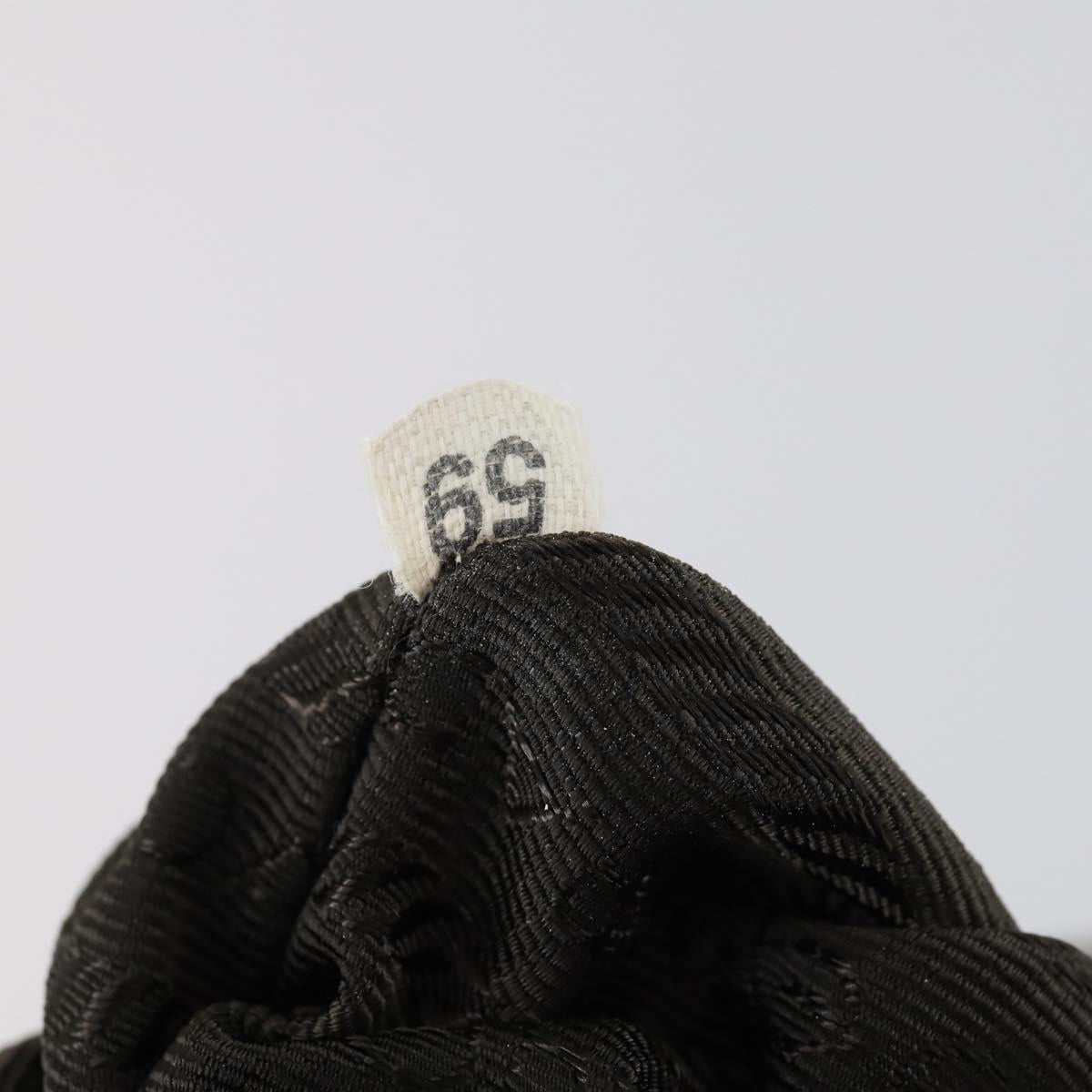 PRADA Backpack Nylon Khaki Silver Auth 148291