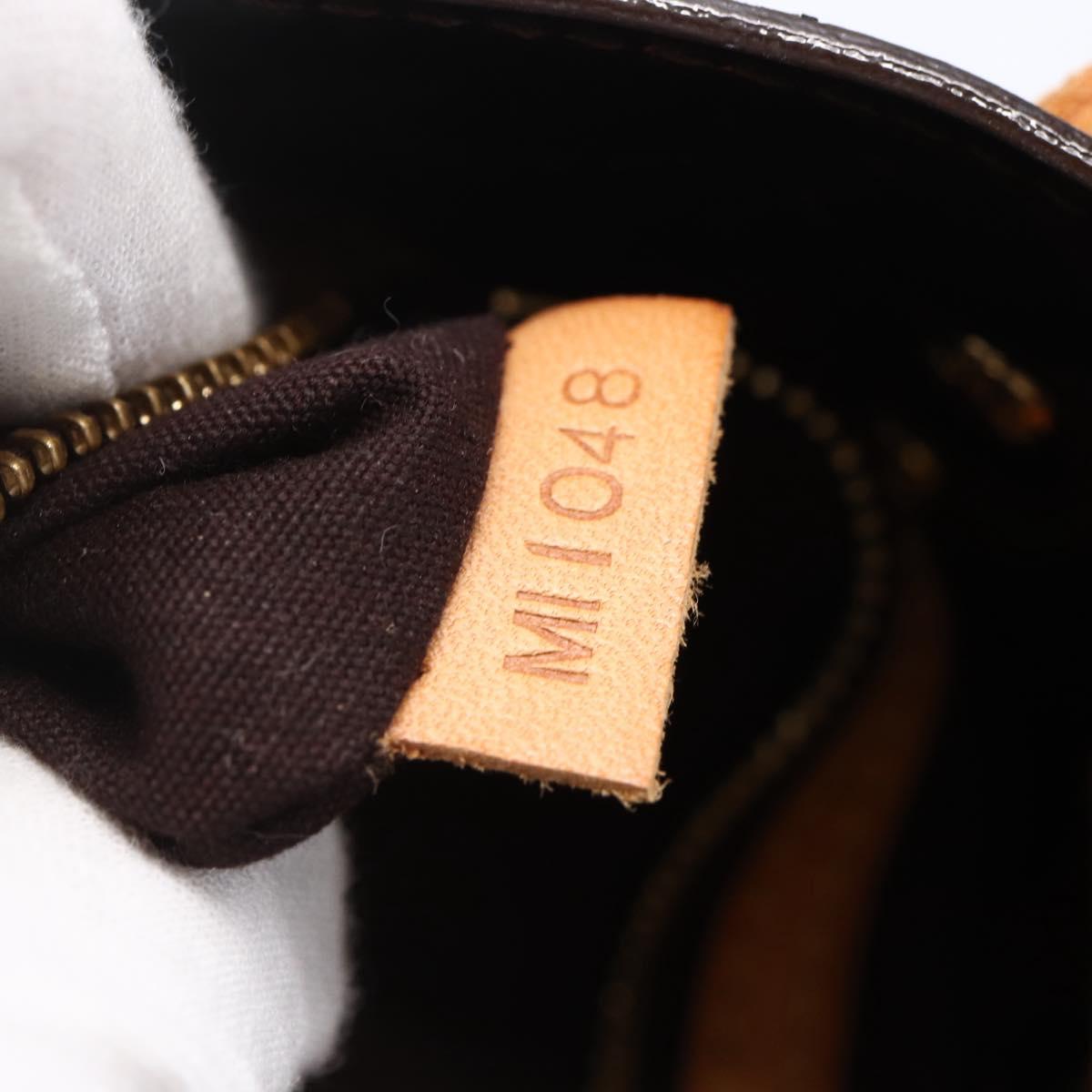 LOUIS VUITTON Monogram Vernis Reade PM Hand Bag Amarante M91993 LV Auth 148294