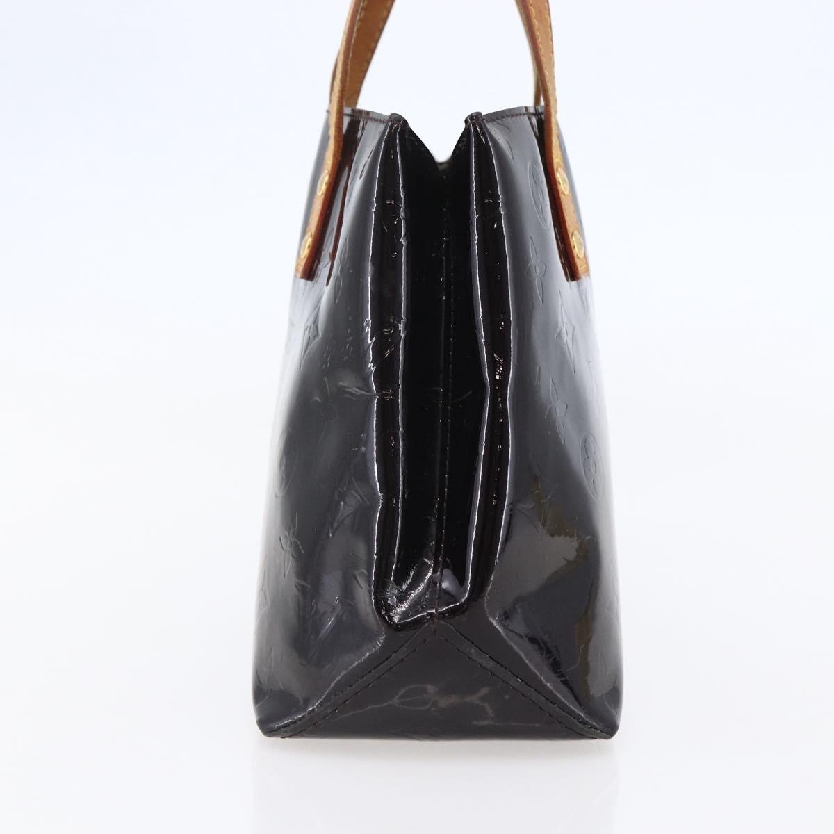 LOUIS VUITTON Monogram Vernis Reade PM Hand Bag Amarante M91993 LV Auth 148294