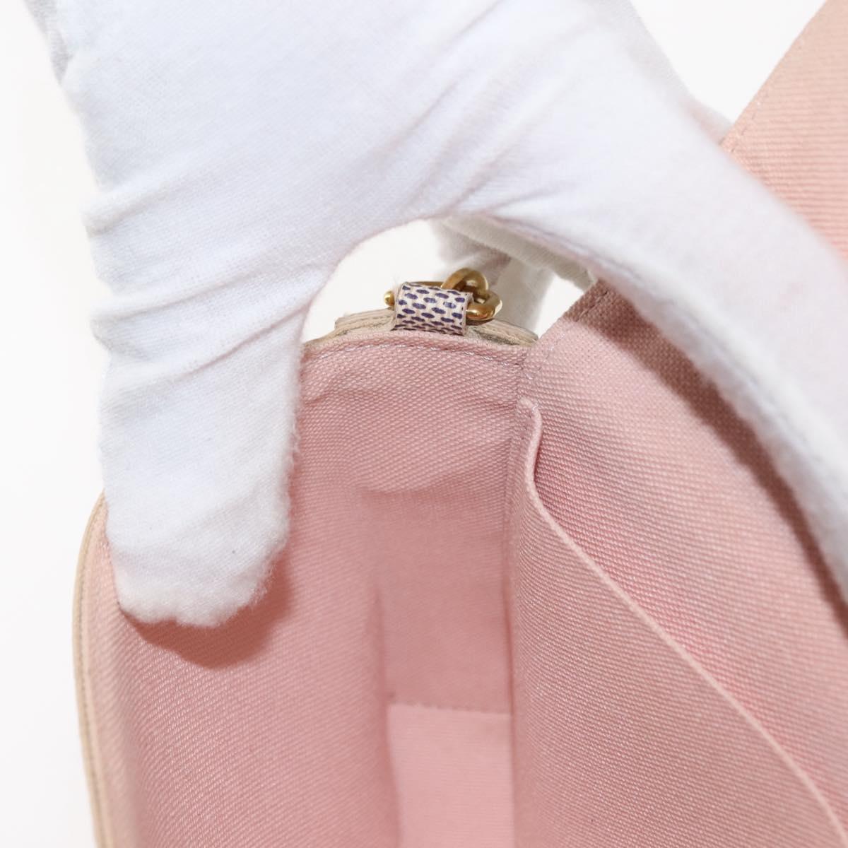 LOUIS VUITTON Damier Azur Pochette Felicie Chain Wallet N63106 LV Auth 148308