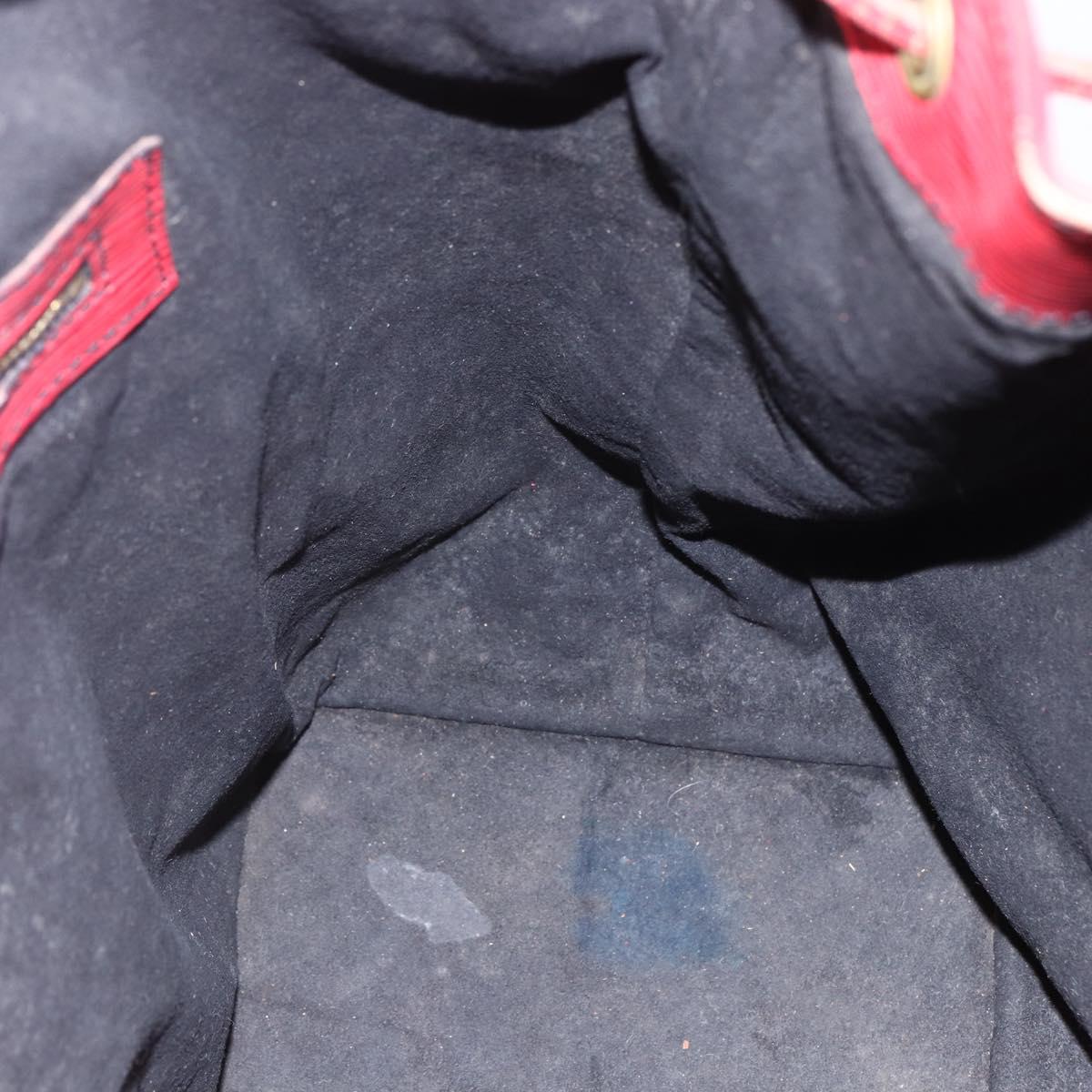 LOUIS VUITTON Epi Noe Shoulder Bag Red M44007 LV Auth 148309