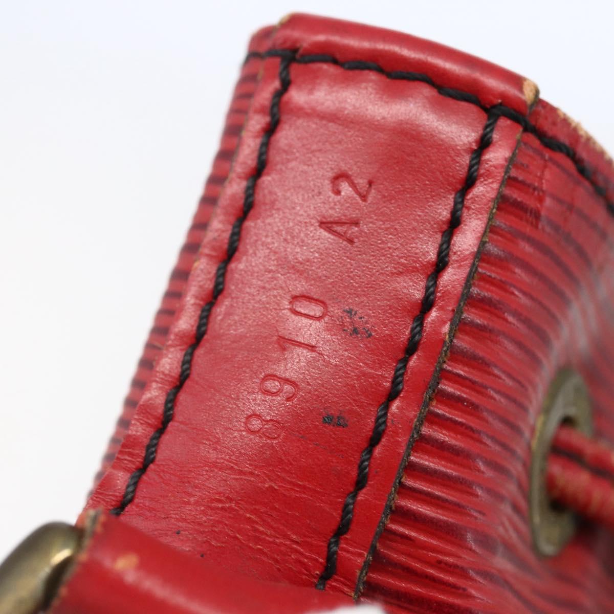 LOUIS VUITTON Epi Noe Shoulder Bag Red M44007 LV Auth 148309