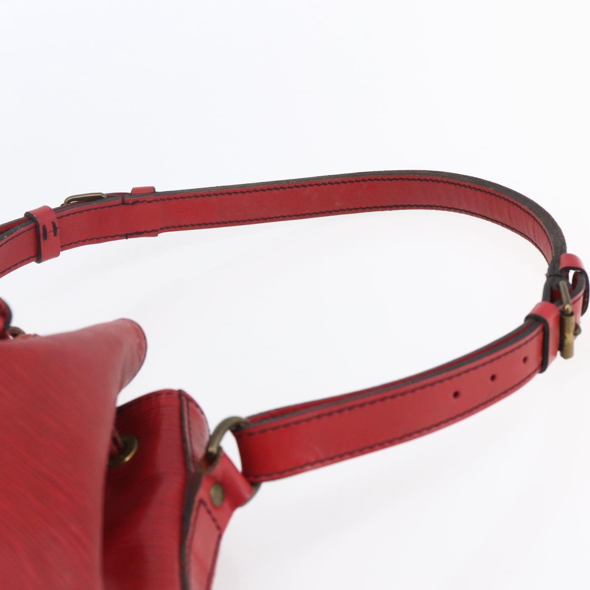LOUIS VUITTON Epi Noe Shoulder Bag Red M44007 LV Auth 148309