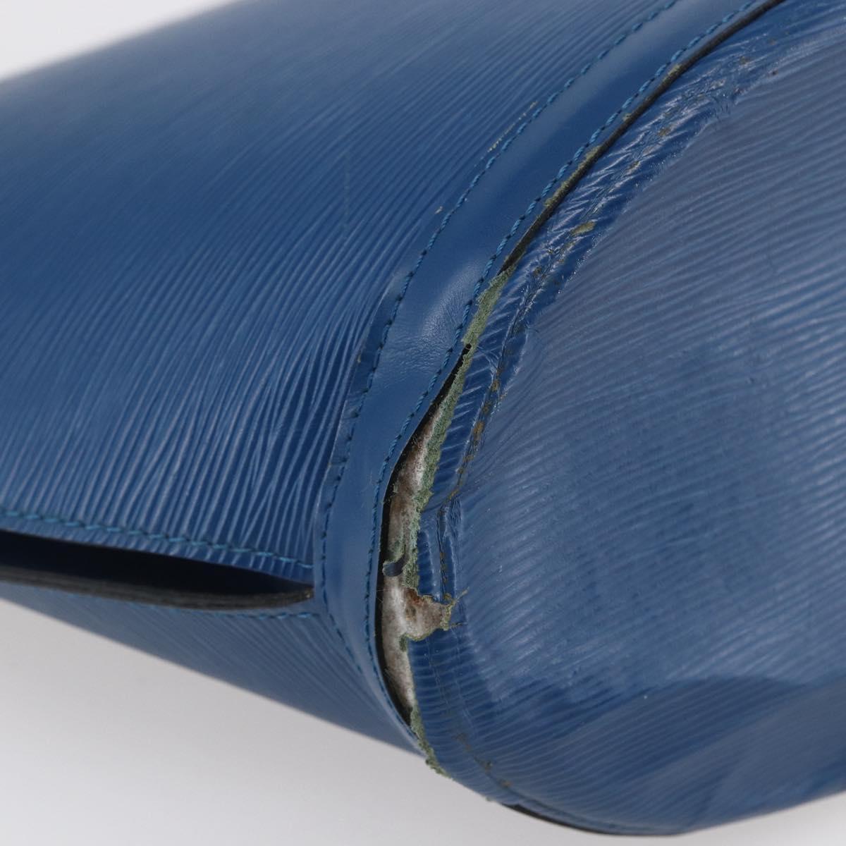 LOUIS VUITTON Epi Saint Jacques Shopping Shoulder Bag Blue M52275 LV Auth 148310