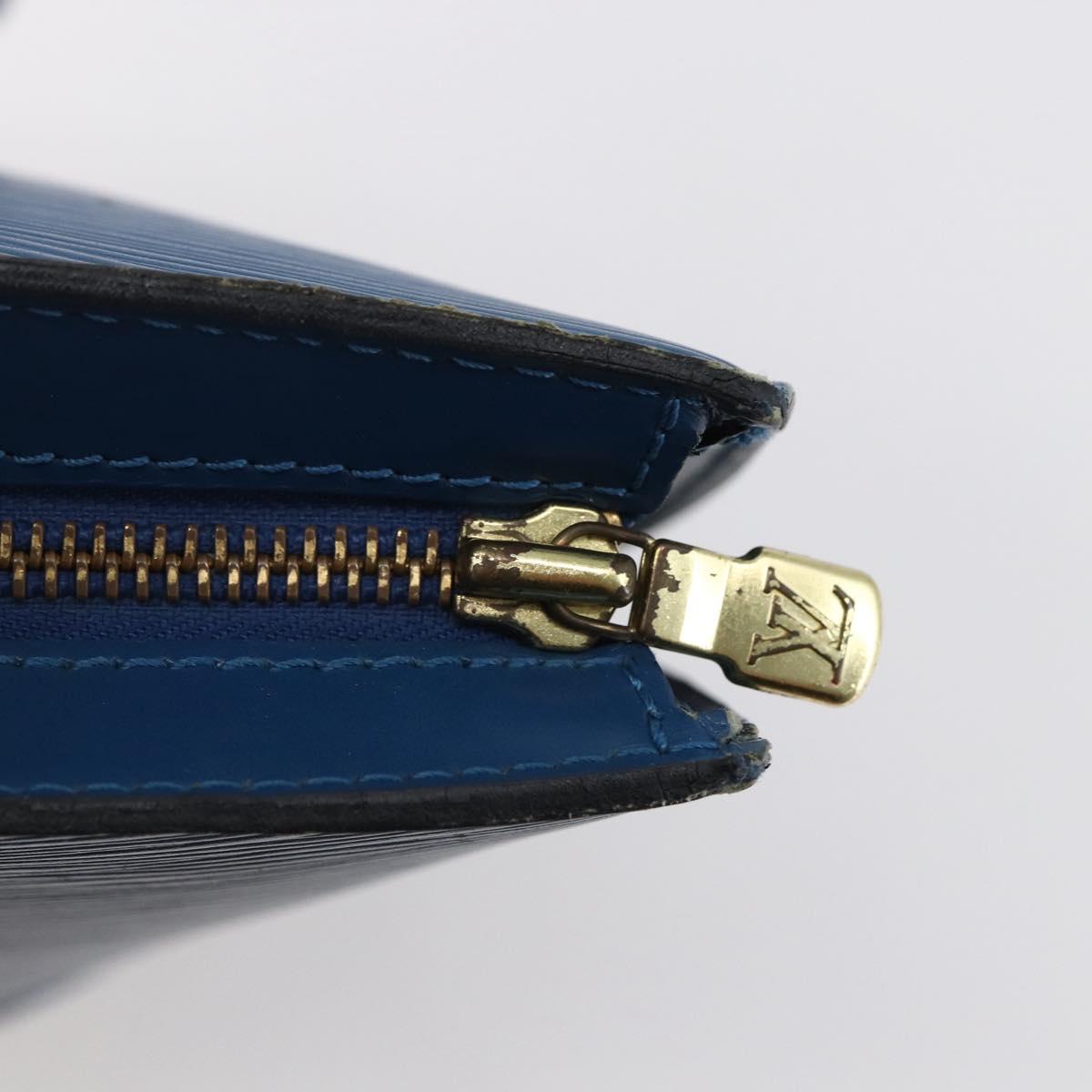 LOUIS VUITTON Epi Saint Jacques Shopping Shoulder Bag Blue M52275 LV Auth 148310