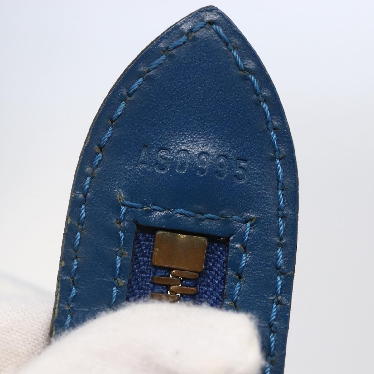 LOUIS VUITTON Epi Saint Jacques Shopping Shoulder Bag Blue M52275 LV Auth 148310