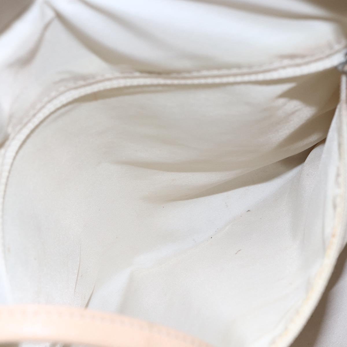 CHANEL Paris Biarritz PM Tote Bag Coated Canvas Gold CC Auth 148314