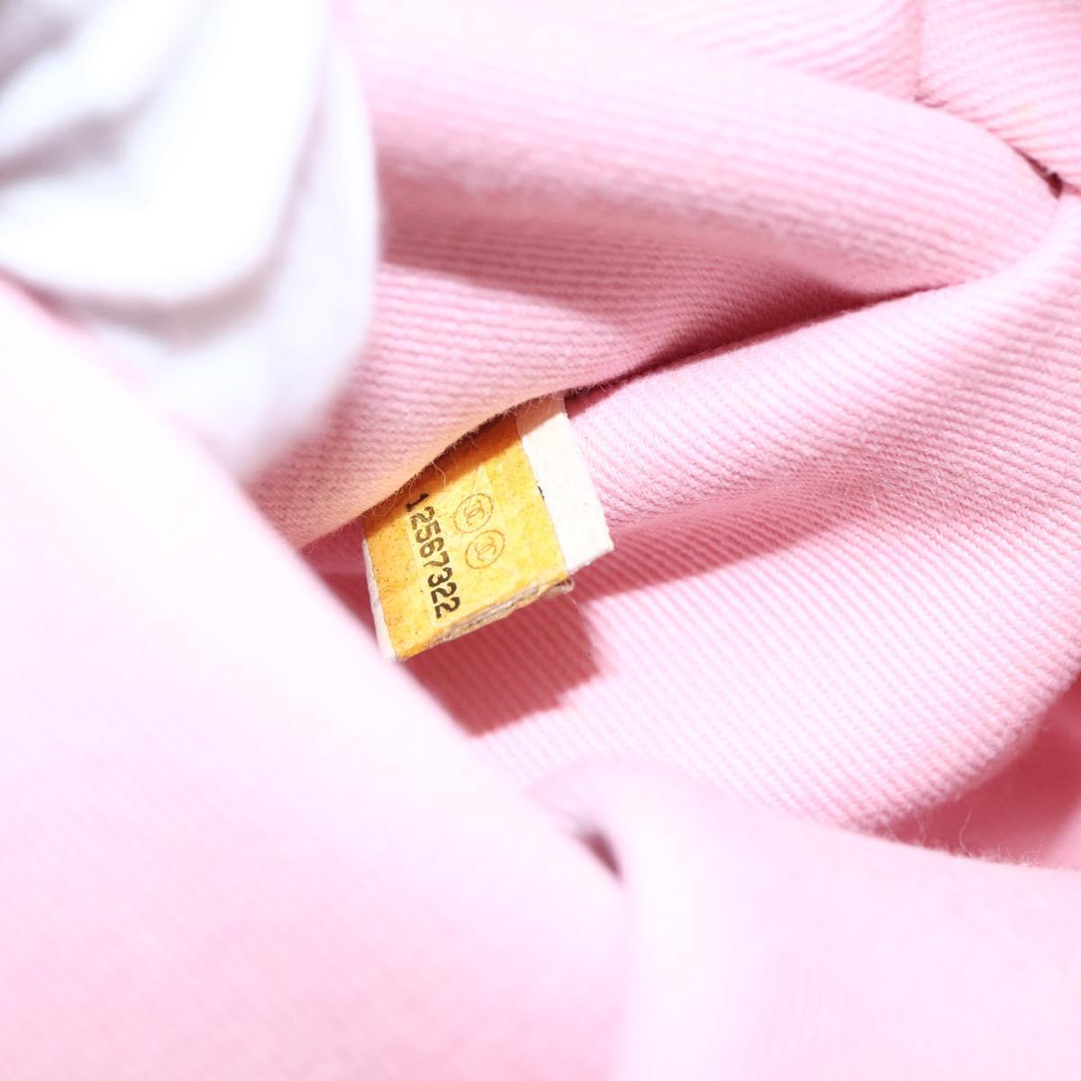 CHANEL Cruise line Miami Tote Bag Canvas Beige CC Auth 148315