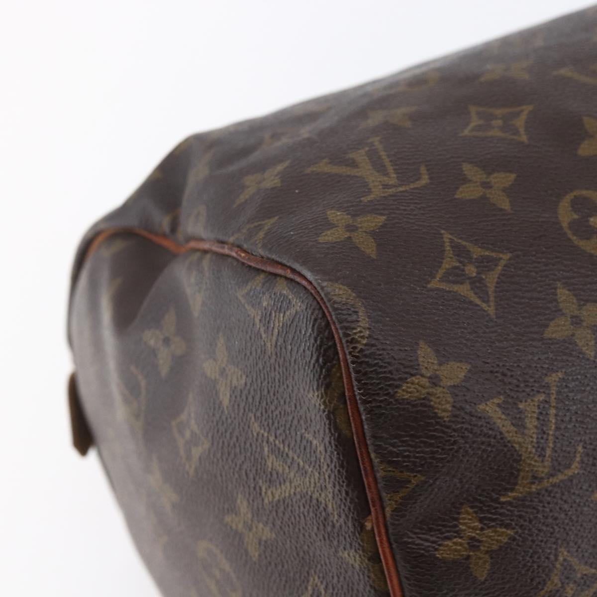 LOUIS VUITTON Monogram Speedy 30 Hand Bag M41526 LV Auth 148329
