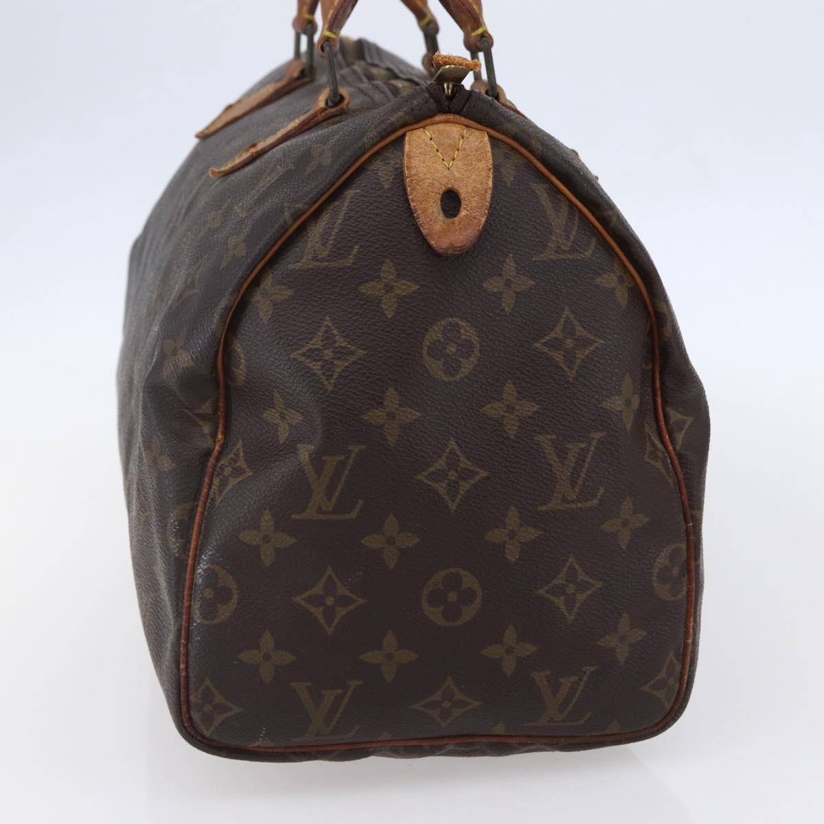 LOUIS VUITTON Monogram Speedy 30 Hand Bag M41526 LV Auth 148329