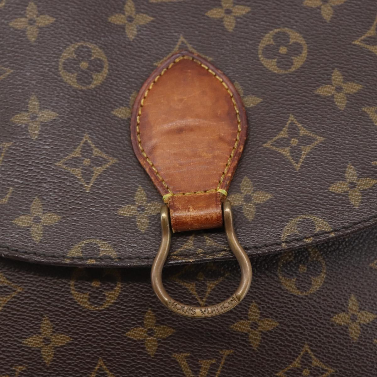 LOUIS VUITTON Monogram Saint Cloud GM Shoulder Bag M51242 LV Auth 148330