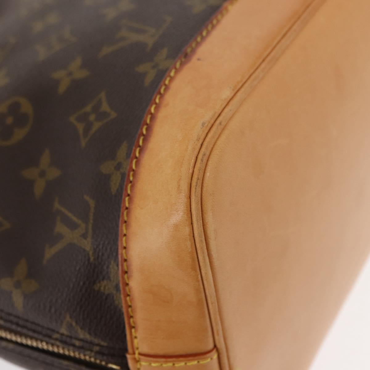 LOUIS VUITTON Monogram Alma Hand Bag M51130 LV Auth 148334