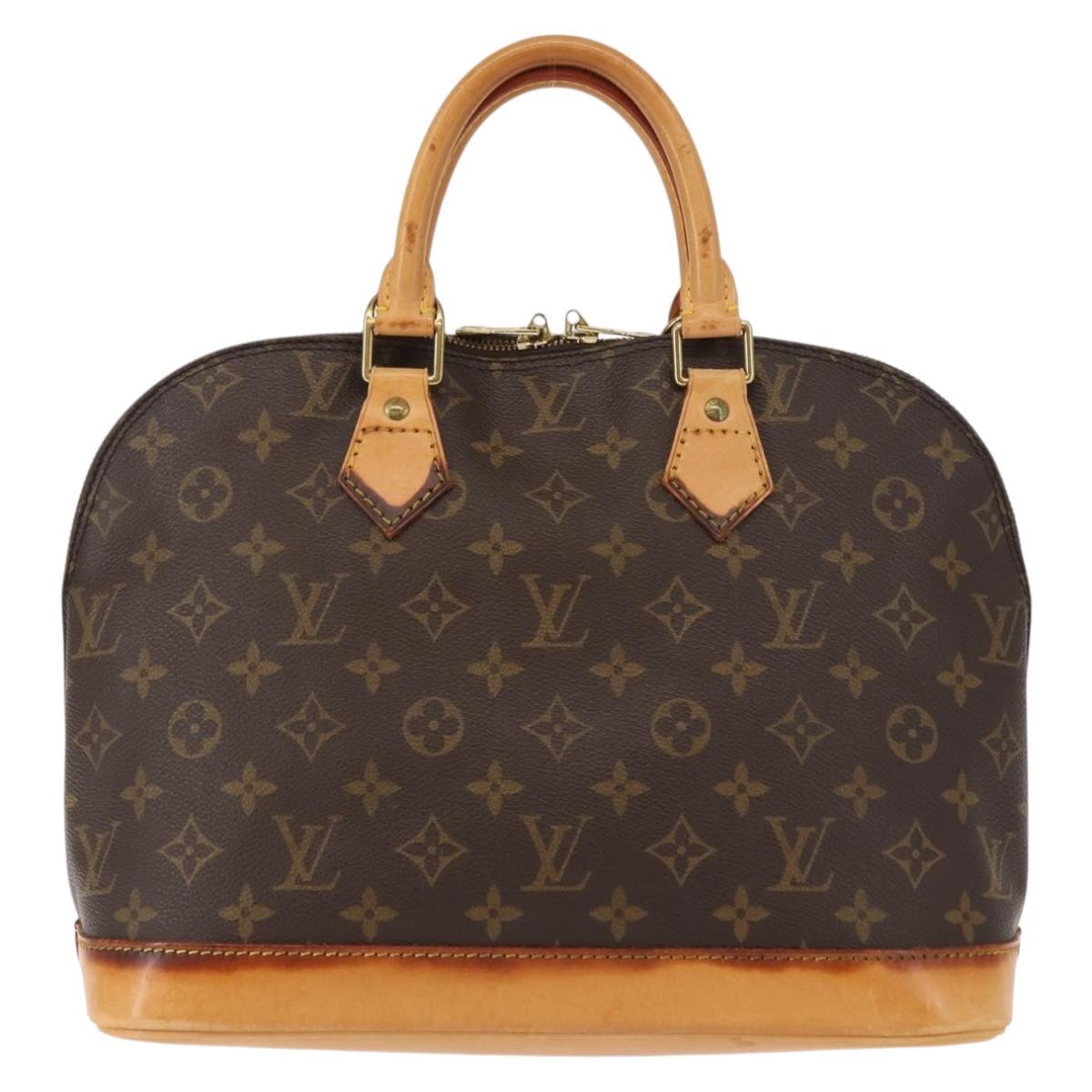 LOUIS VUITTON Monogram Alma Hand Bag M51130 LV Auth 148334