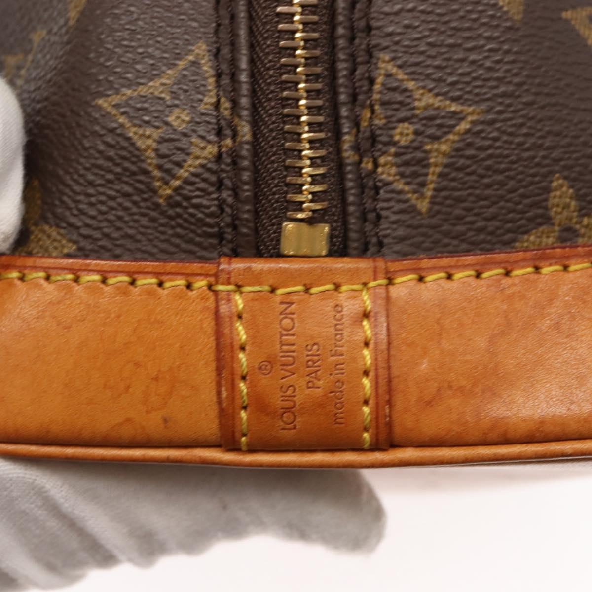 LOUIS VUITTON Monogram Alma Hand Bag M51130 LV Auth 148360