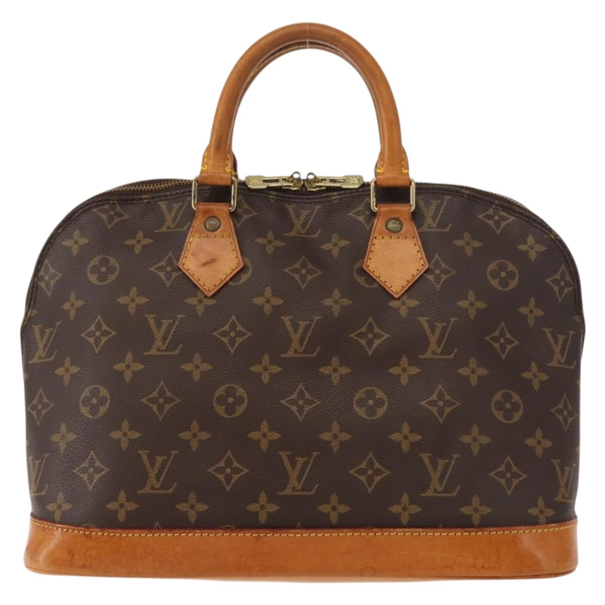 LOUIS VUITTON Monogram Alma Hand Bag M51130 LV Auth 148360