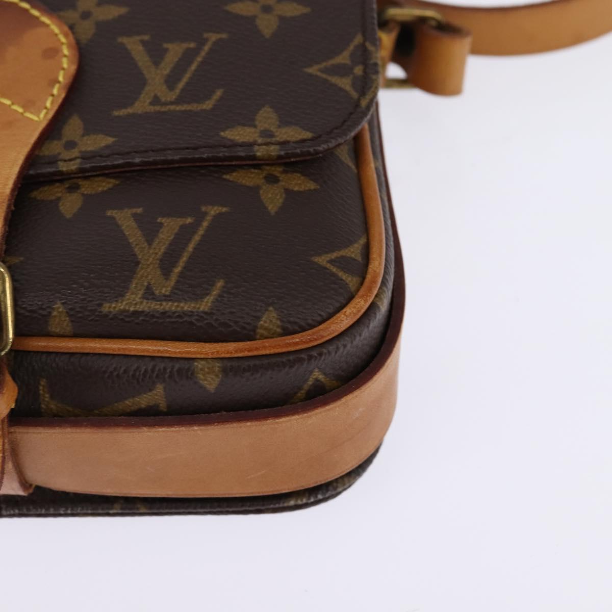 LOUIS VUITTON Monogram Cartouchiere PM Shoulder Bag M51254 LV Auth 148364