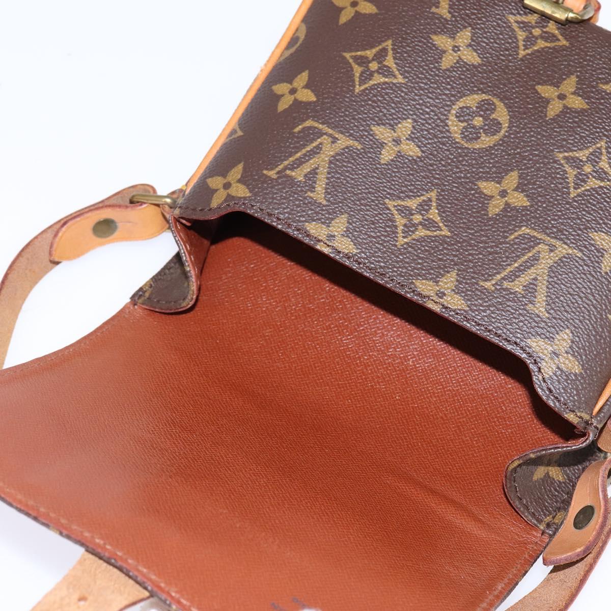 LOUIS VUITTON Monogram Cartouchiere PM Shoulder Bag M51254 LV Auth 148364