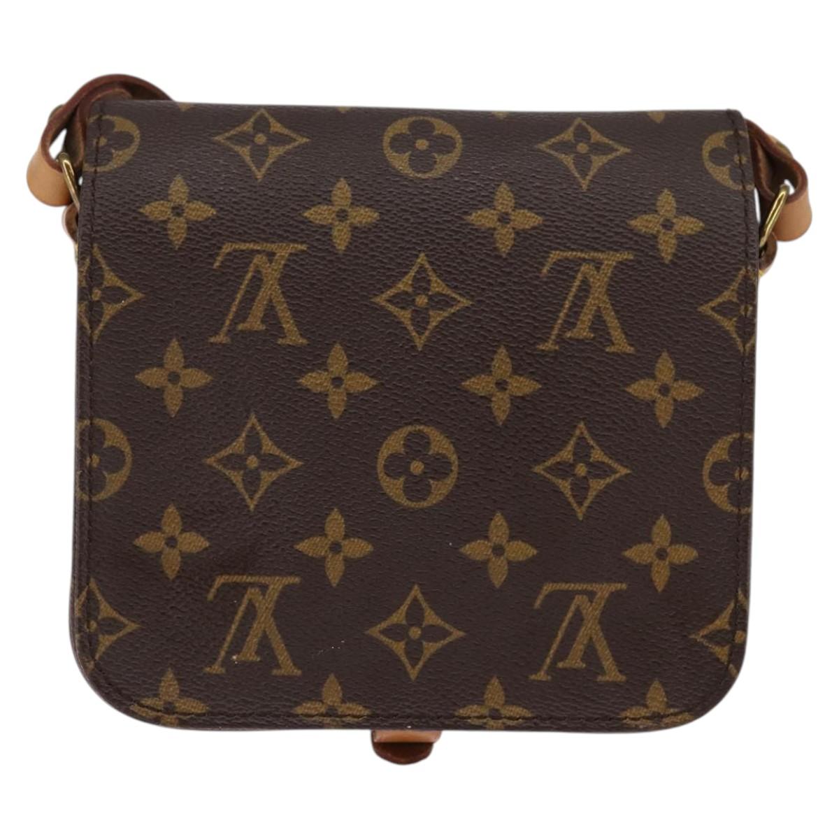 LOUIS VUITTON Monogram Cartouchiere PM Shoulder Bag M51254 LV Auth 148364