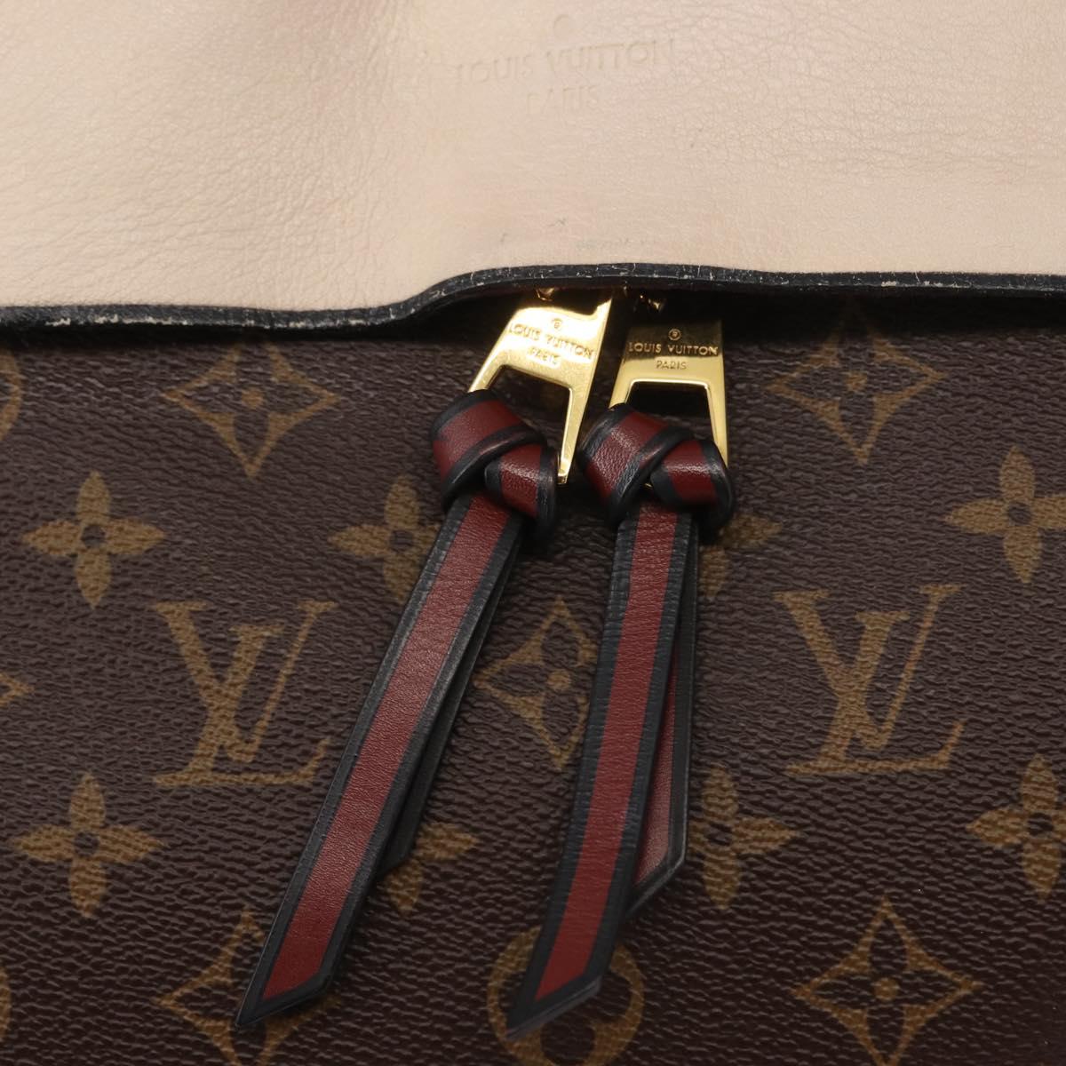 LOUIS VUITTON Monogram Tuile Reevess Shoulder Bag 2way M43576 LV Auth 148365