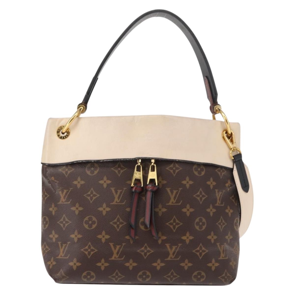 LOUIS VUITTON Monogram Tuile Reevess Shoulder Bag 2way M43576 LV Auth 148365