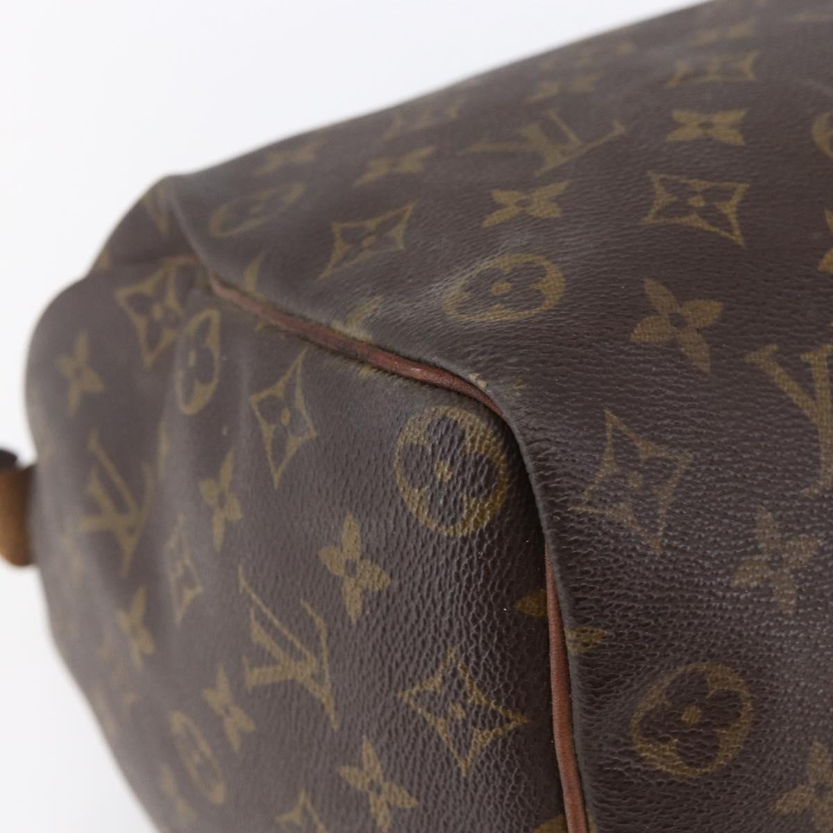 LOUIS VUITTON Monogram Speedy 35 Hand Bag M41524 LV Auth 148366