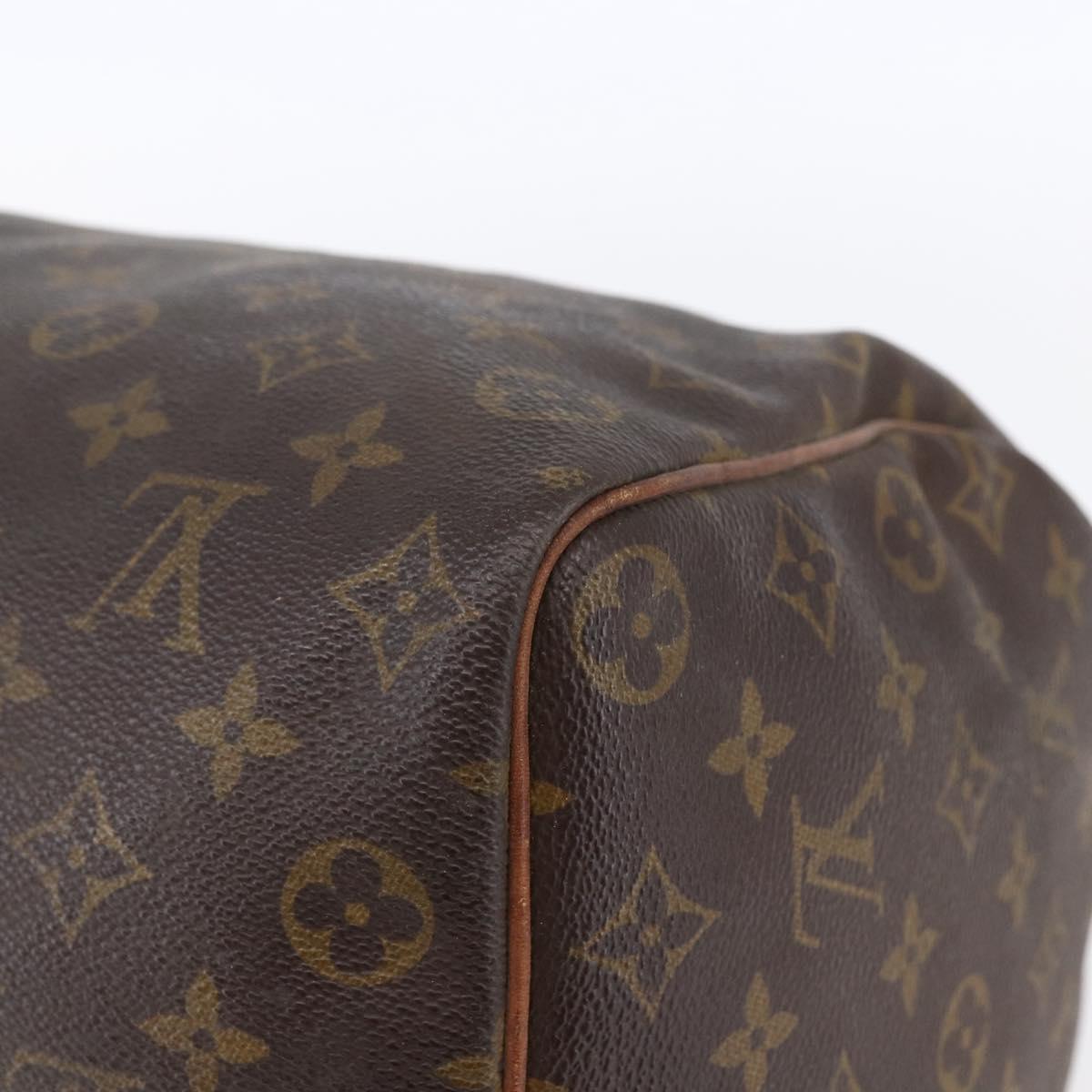 LOUIS VUITTON Monogram Speedy 35 Hand Bag M41524 LV Auth 148366