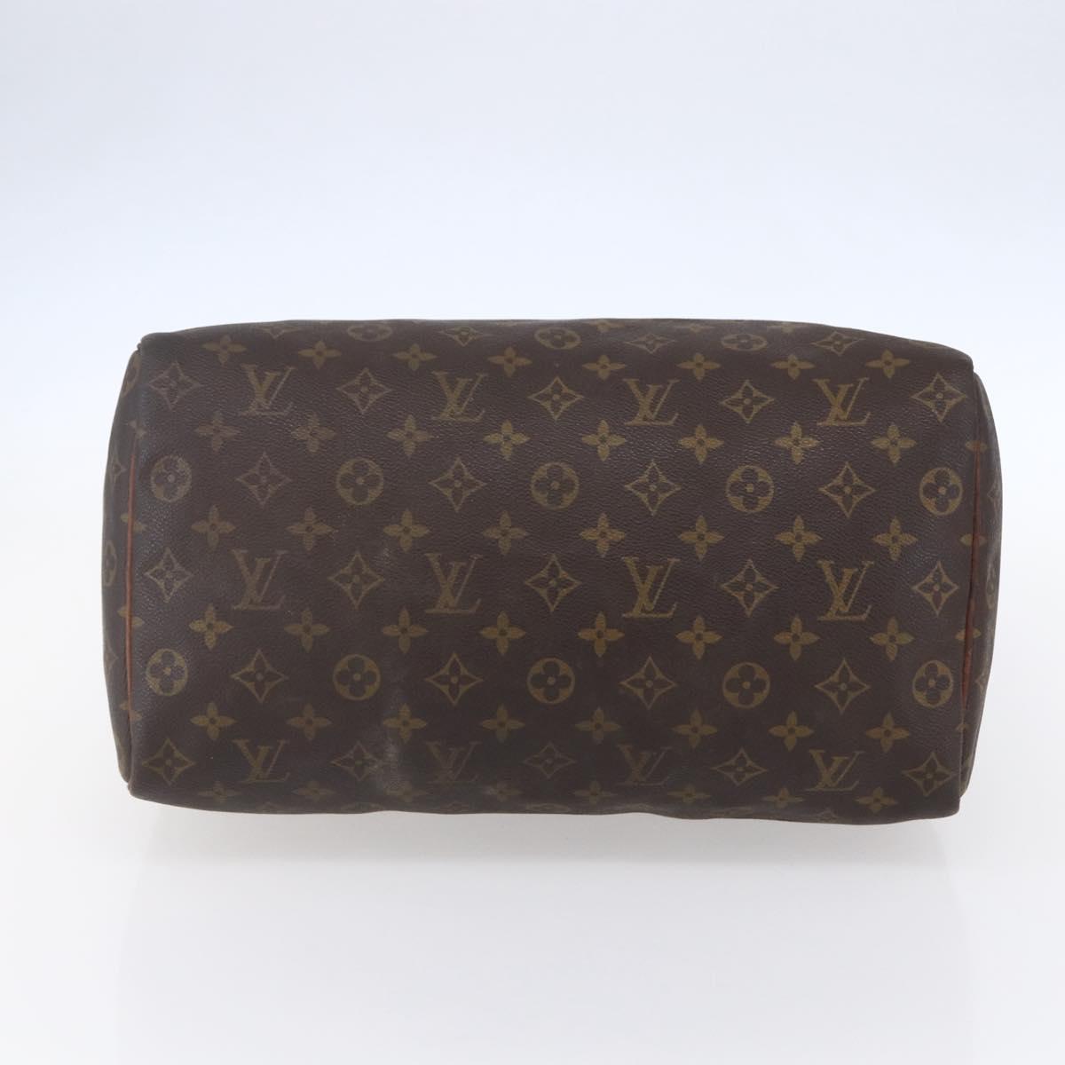 LOUIS VUITTON Monogram Speedy 35 Hand Bag M41524 LV Auth 148366