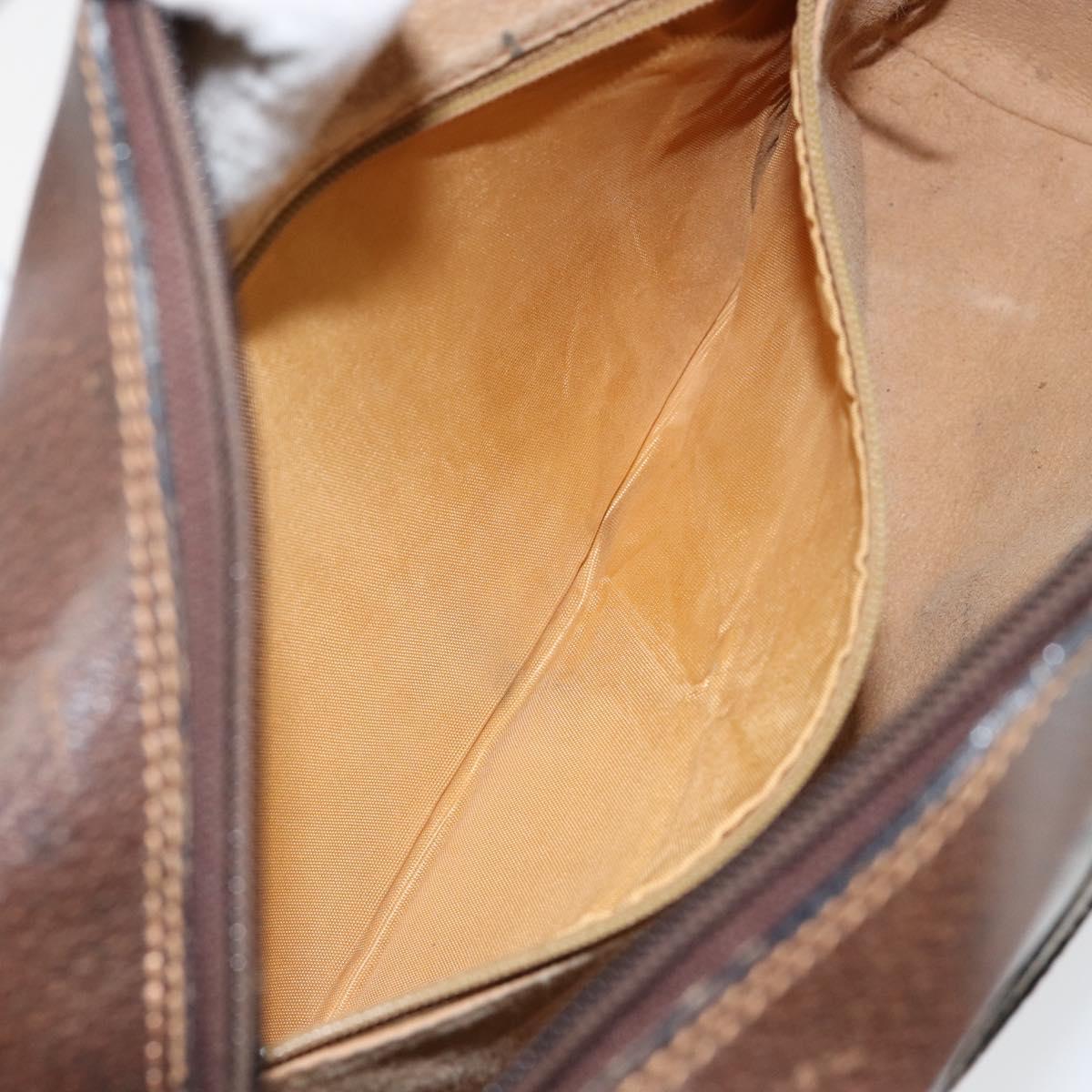 GUCCI GG Supreme Web Sherry Line Shoulder Bag PVC Beige Gold 010 378 Auth 148373