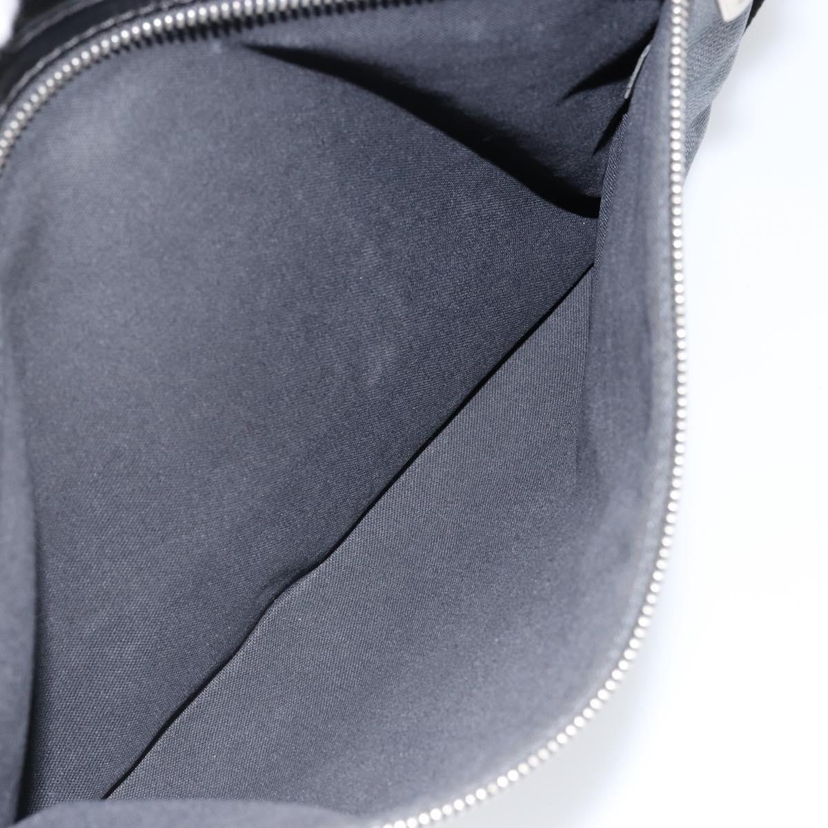 LOUIS VUITTON Damier Graphite Daniel MM Shoulder Bag N58029 LV Auth 148377