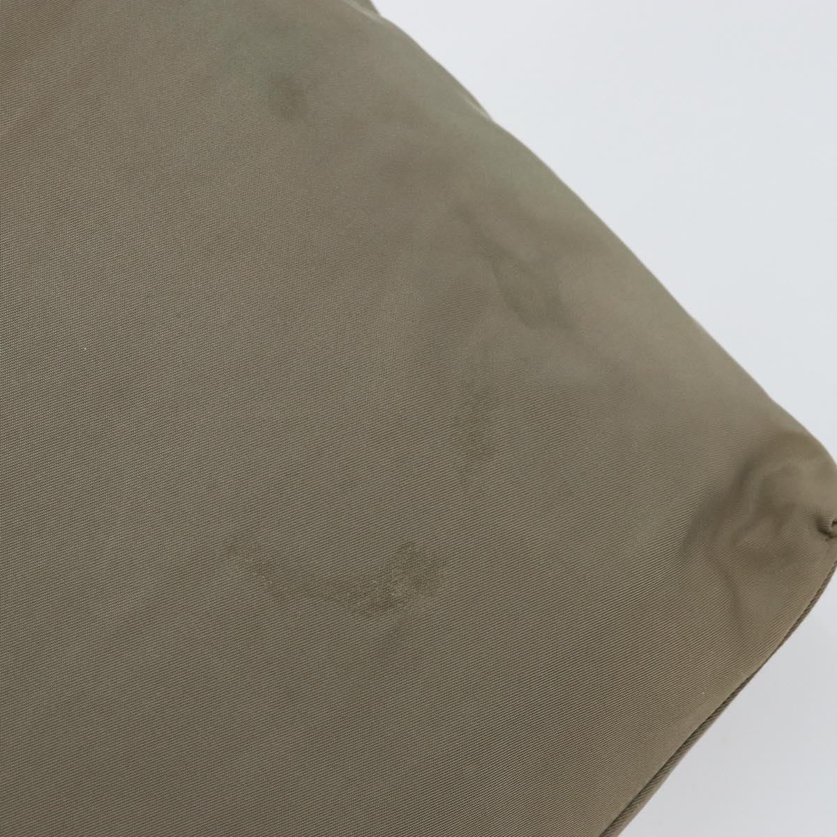 PRADA Tote Bag Nylon Gray Auth 148395