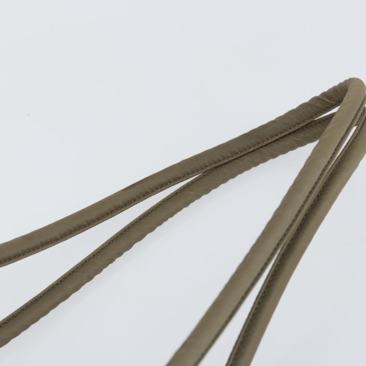 PRADA Tote Bag Nylon Gray Auth 148395