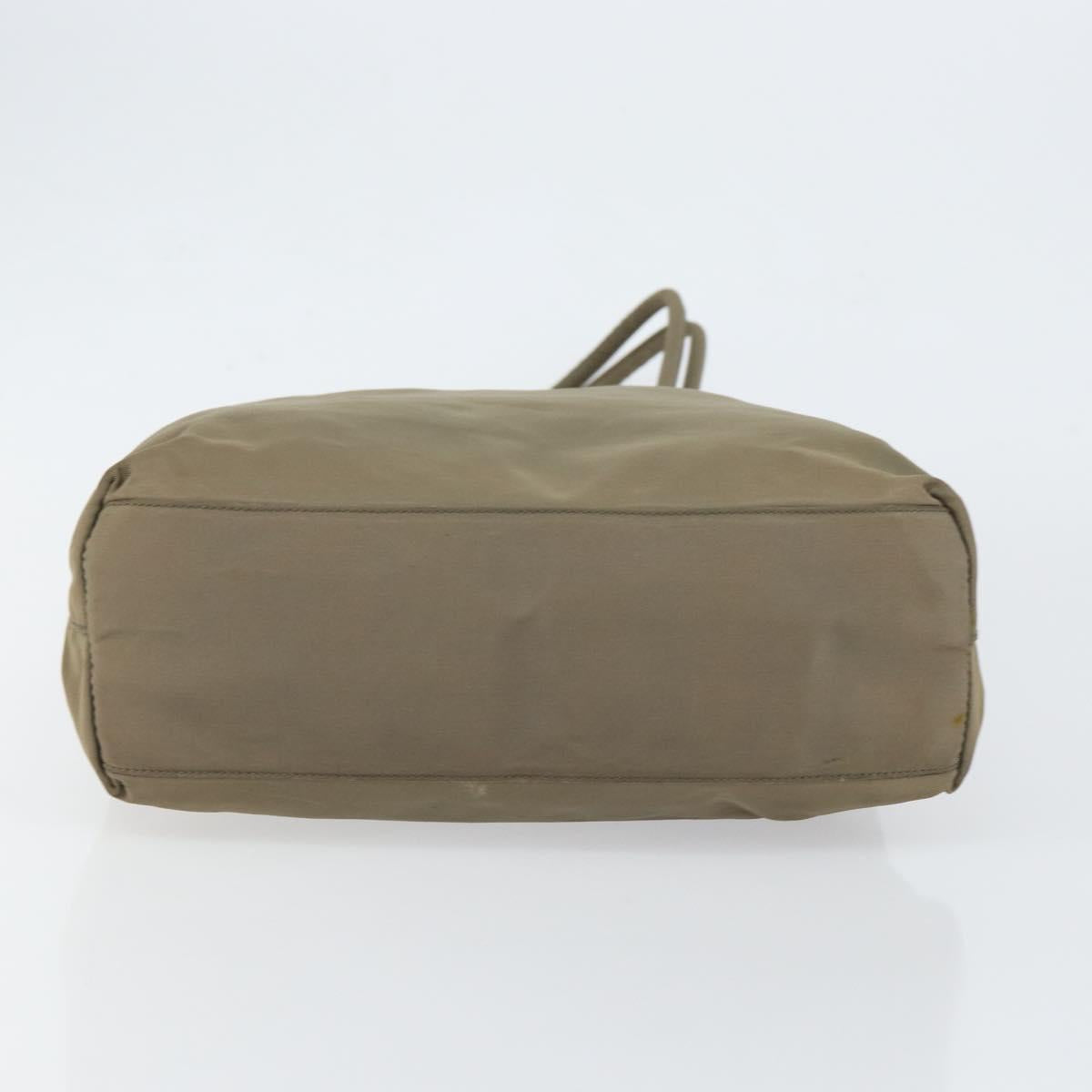 PRADA Tote Bag Nylon Gray Auth 148395