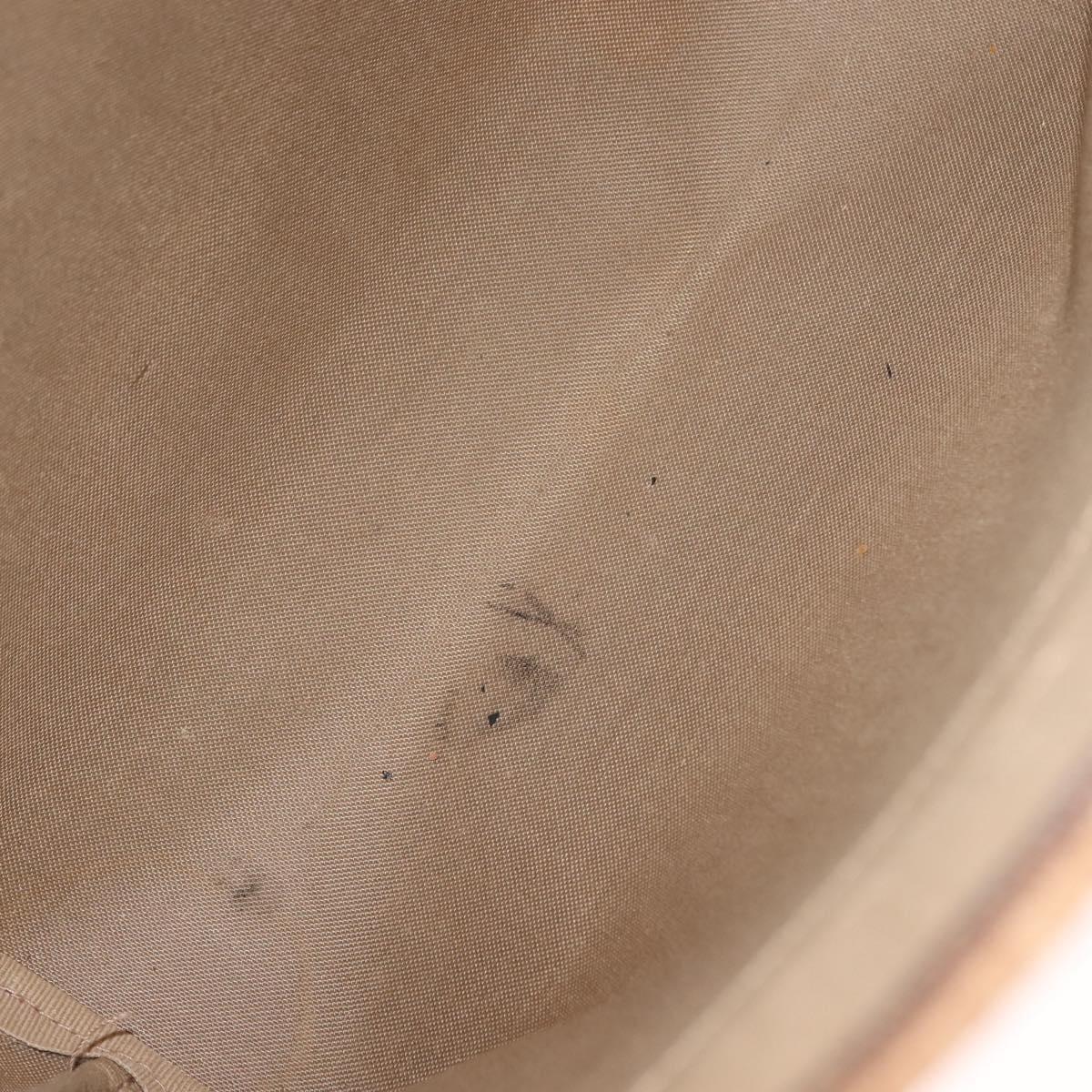 GUCCI GG Supreme Tote Bag PVC Beige Gold 002 39 6130 9411 Auth 148410