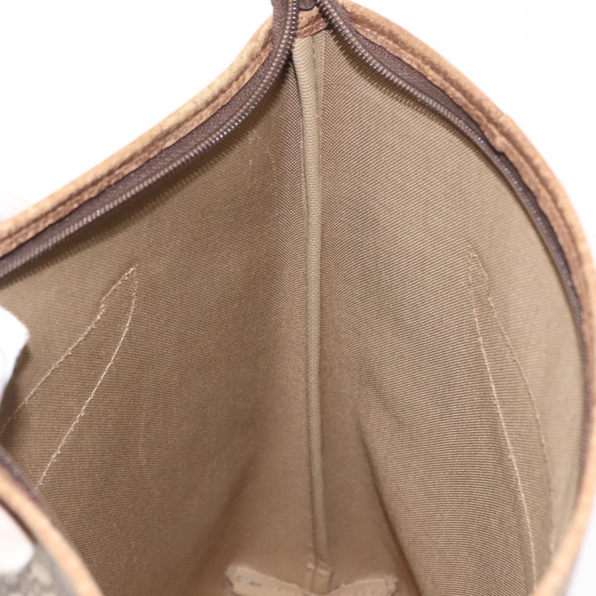 GUCCI GG Supreme Tote Bag PVC Beige Gold 002 39 6130 9411 Auth 148410