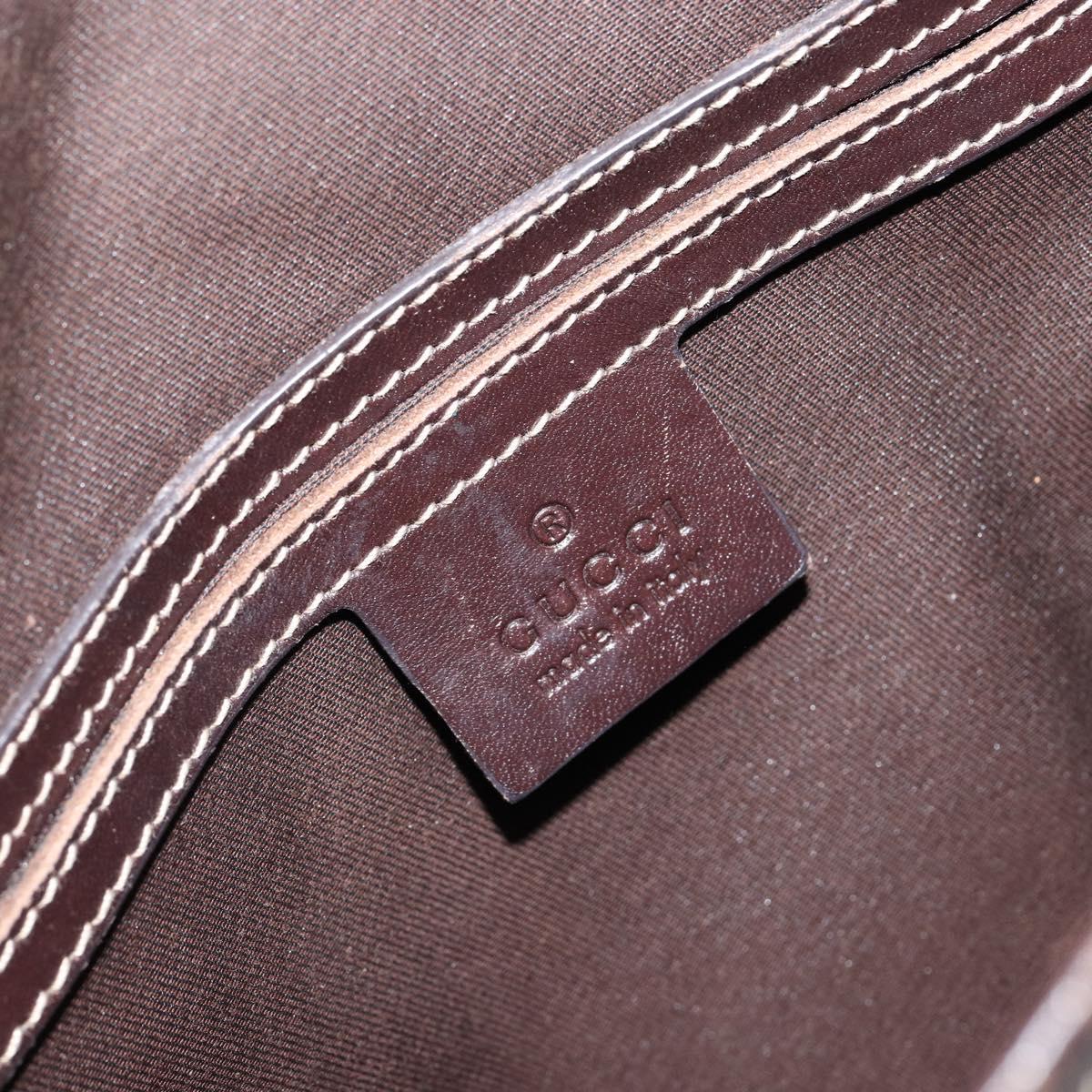 GUCCI GG Supreme Shoulder Bag PVC Beige Gold 223666 Auth 148414