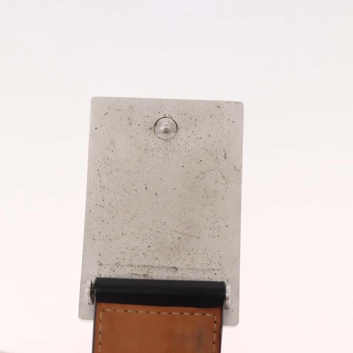 LOUIS VUITTON Ceinture jeans Belt Leather 40.9"" Black LV Auth 148441