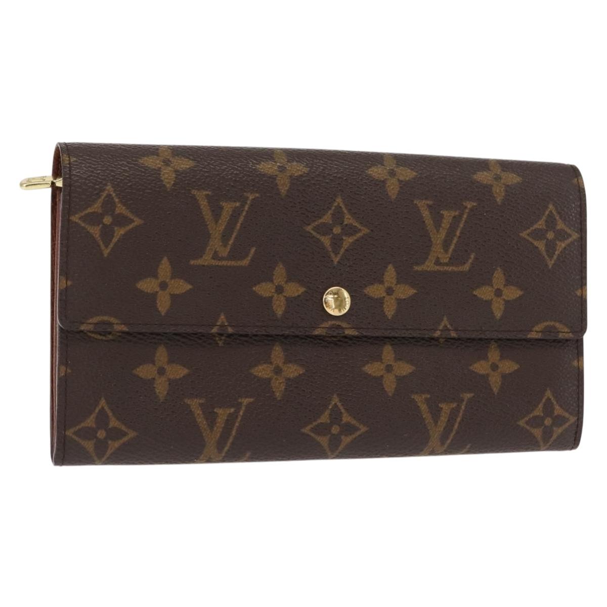 LOUIS VUITTON Monogram Pochette Porte Monnaie Credit Wallet M61726 Auth 148444