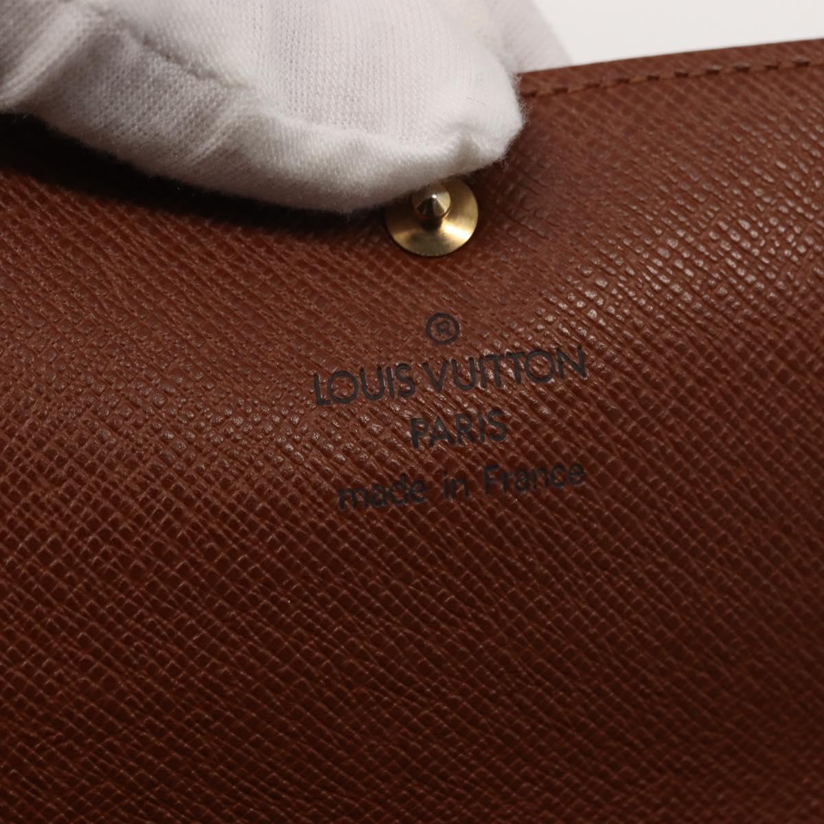 LOUIS VUITTON Monogram Pochette Porte Monnaie Credit Wallet M61726 Auth 148444