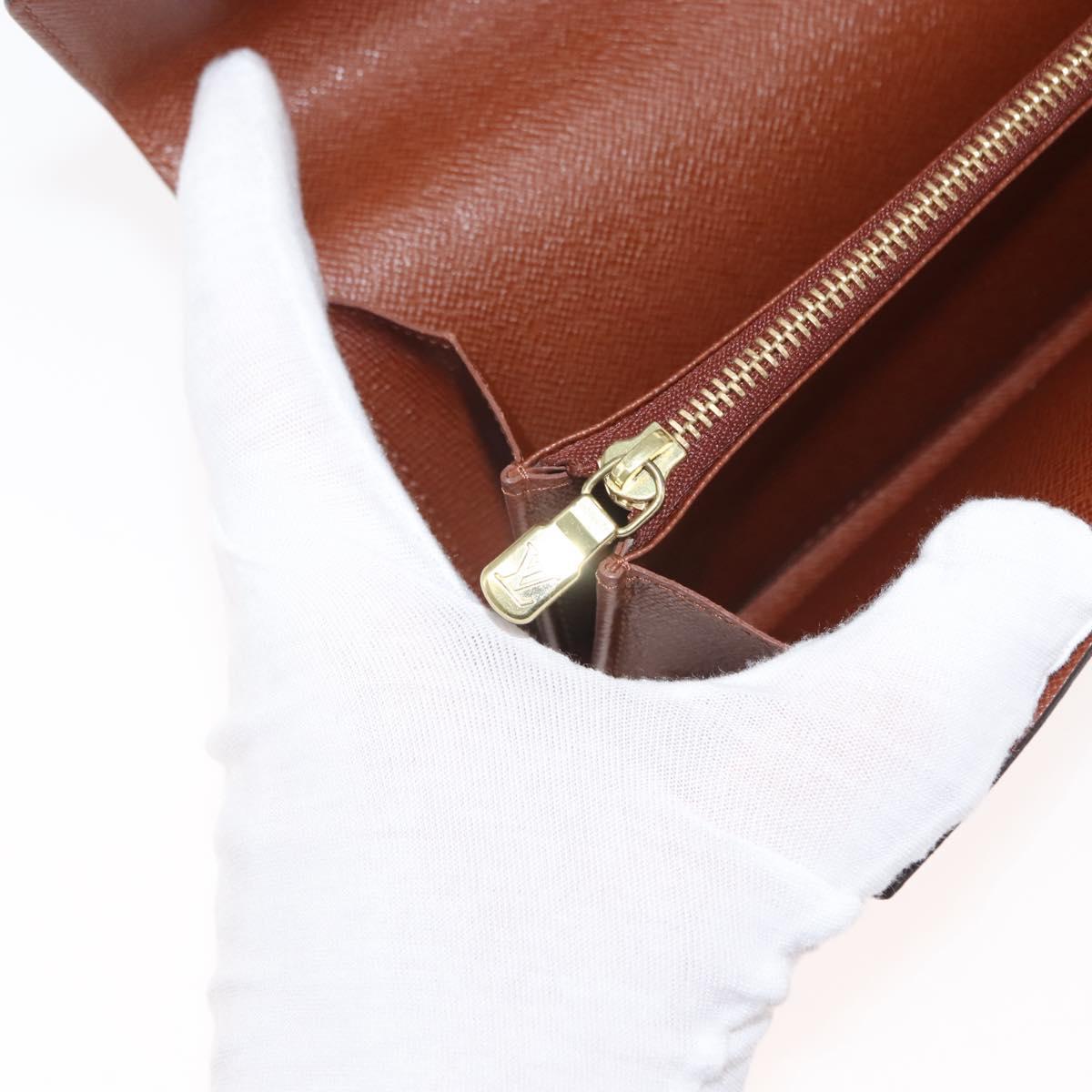 LOUIS VUITTON Monogram Pochette Porte Monnaie Credit Wallet M61726 Auth 148444