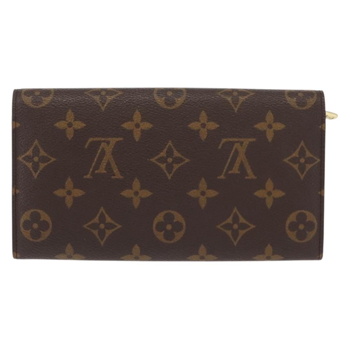 LOUIS VUITTON Monogram Pochette Porte Monnaie Credit Wallet M61726 Auth 148444
