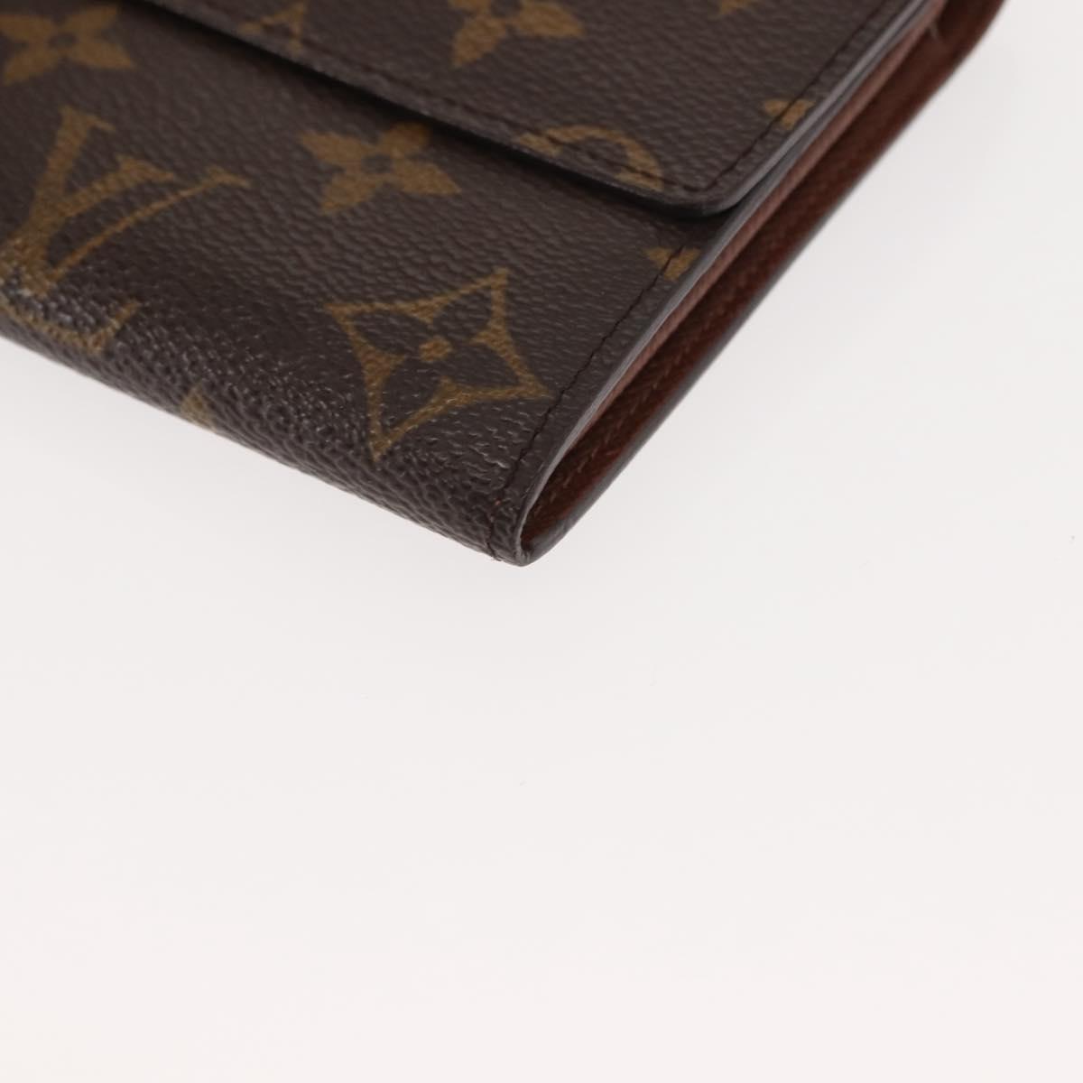 LOUIS VUITTON Monogram Pochette Porte Monnaie Credit Wallet M61726 Auth 148444