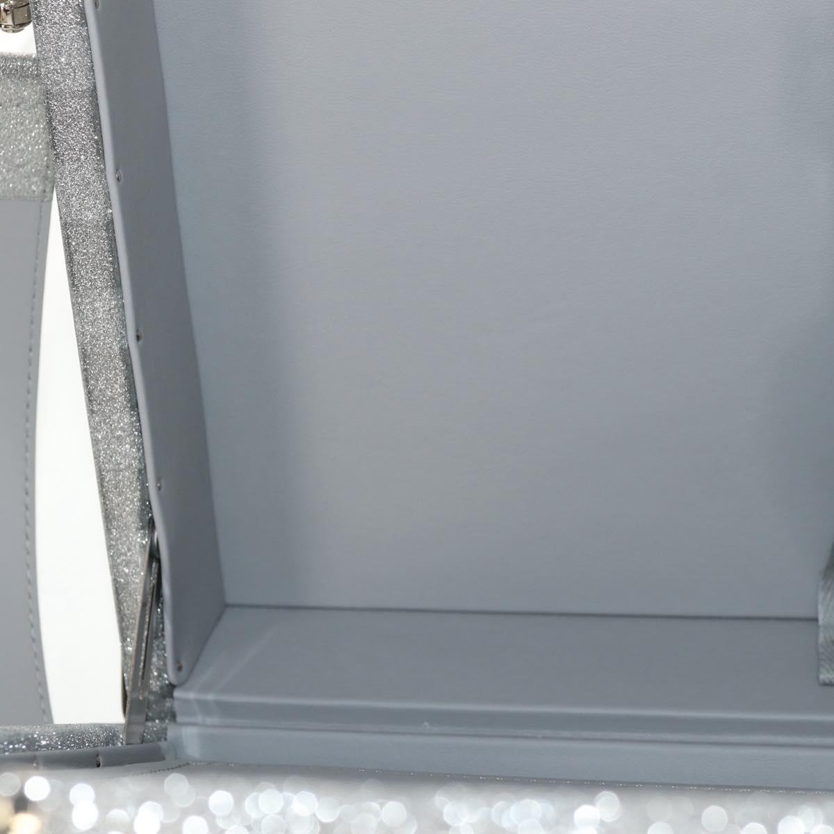 LOUIS VUITTON Damier Glitter Hard Trunk Trunk Silver M20478 LV Auth 148458SM