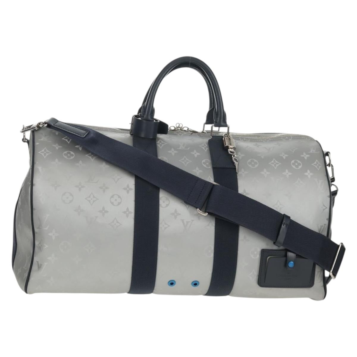 LOUIS VUITTON Monogram Satellite Keepall Bandouliere 50 M44170 LV Auth 148459M