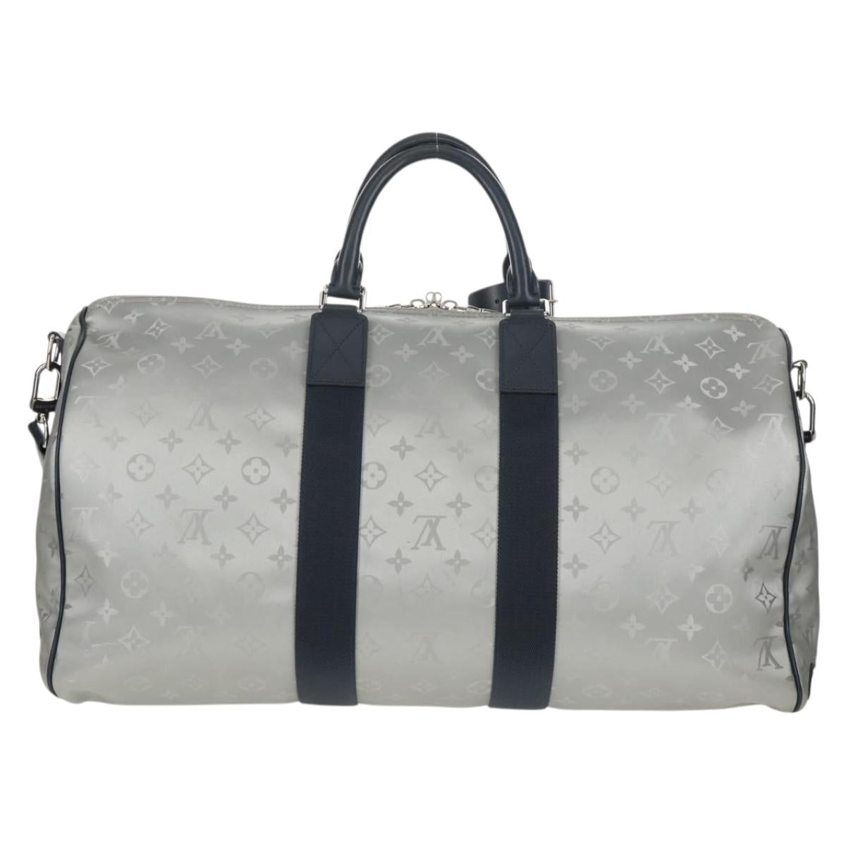 LOUIS VUITTON Monogram Satellite Keepall Bandouliere 50 M44170 LV Auth 148459M